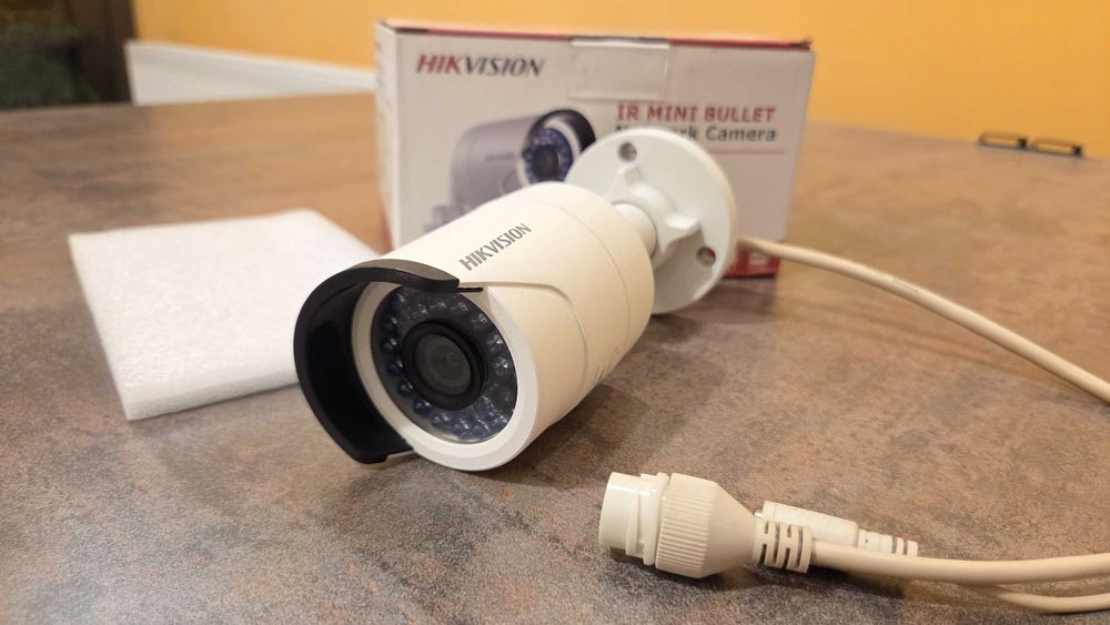 Camera Hikvision IP Mini Bullet, 5MP FHD+, IR 50m, PoE, Folosita