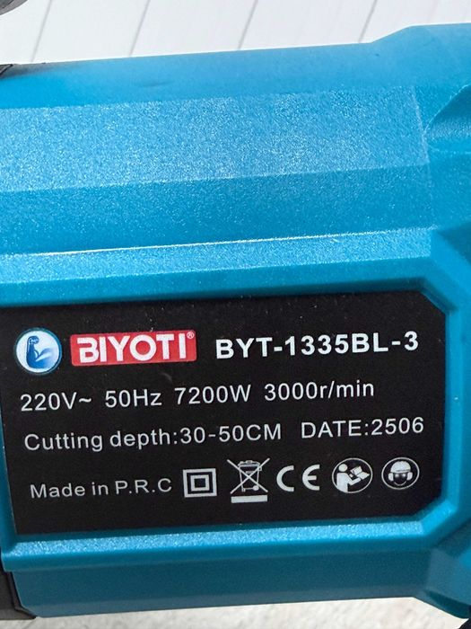 Бетонорез Асфальторез Shtrobarez Kolsorez Biyoti BYT-1335BL-3