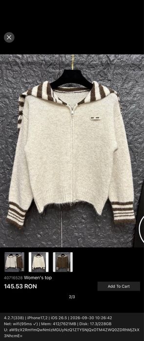 Cardigan Miu Miu