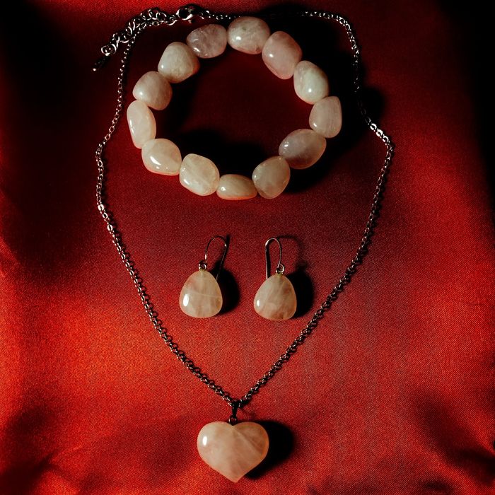 Комплект "Розовый кварц"