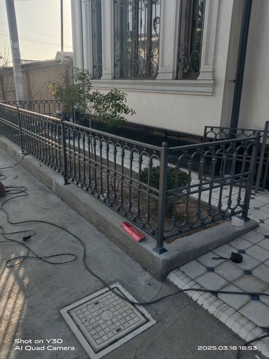 Навес перила Варота Навес Nave's Darvoza prilla nave's