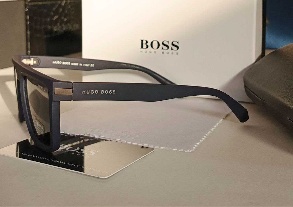 Очки Hugo Boss Lux Матовые Чёрная оправа матовая С Полиризацией