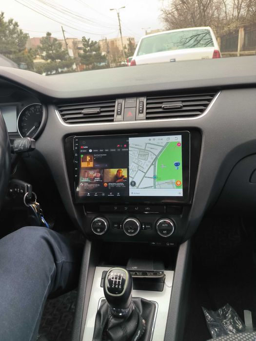 Navigatie Android Skoda Octavia  WiFi Internet Waze YouTube