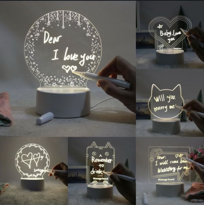Lampi LED personalizabile si reutilizabile