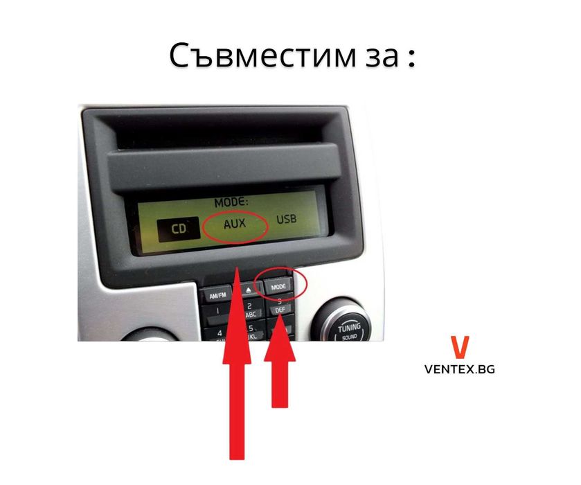Bluetooth адаптер за Volvo C30 S40 V50 S60 V70 XC70 S80 - WEFA