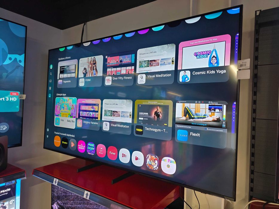 Televizor Smart SAMSUNG QLED QE75Q7F2 189 cm 4K Ultra HD HDR Defect Vizual Umbra FOND Poze Reale Garantie Reselecto