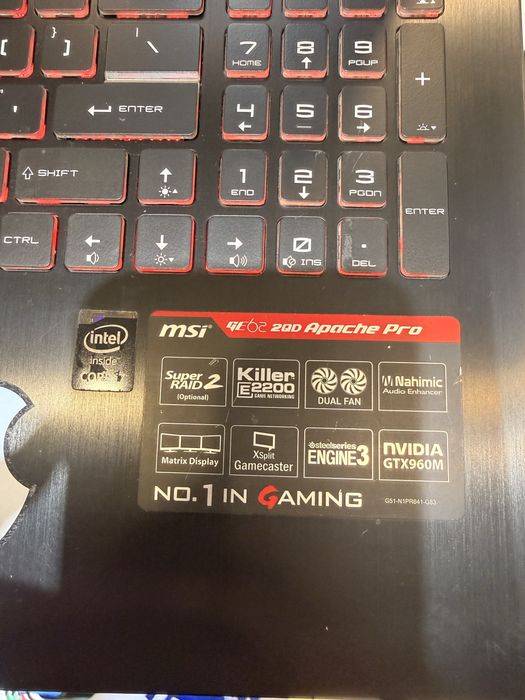 Игровой ноутбук MSI