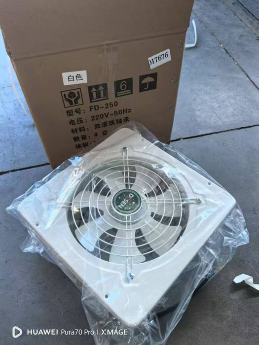 Вентилятор с клапаном 300мм 220в 125ватт 2900м3/ч 2800об/м ventilator