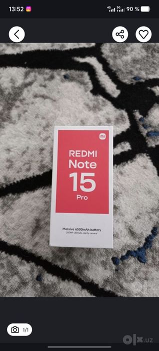 Redmi note 15 pro black 8/256