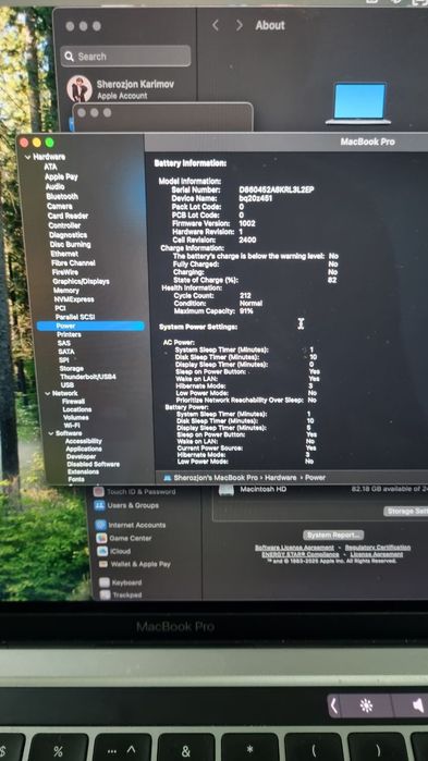 Macbook Pro M1 8/256