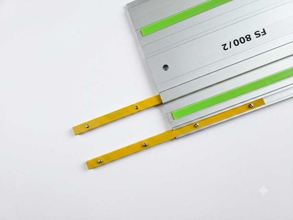 Set 2 Conectori Șină Festool FS / FS/2 | Strângere pe Șurubelniță Dreaptă