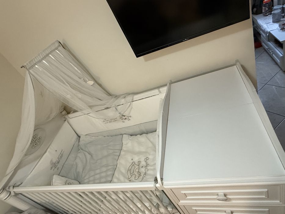 Patut transformabil cu pat suplimentar