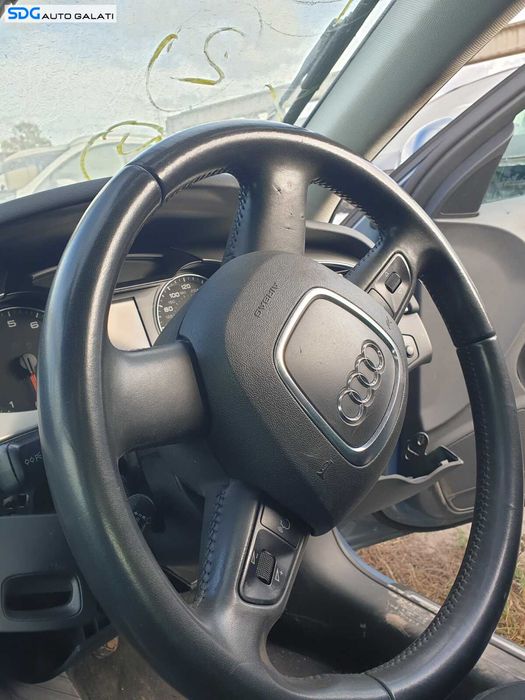 Volan Piele 4 Spite cu Comenzi Fara Airbag Audi A4 B8 2008 - 2015 [C1840]
