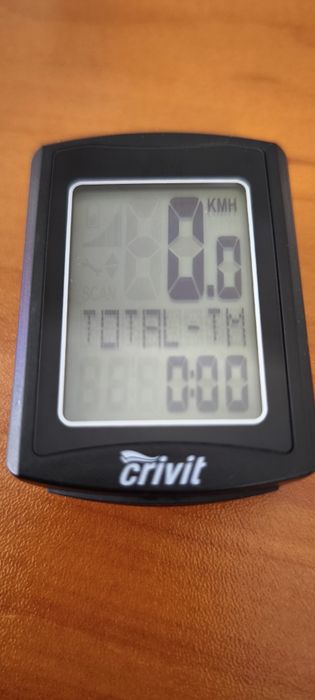 Безжичен велосипеден компютър Crivit – 20+ функции, НОВ