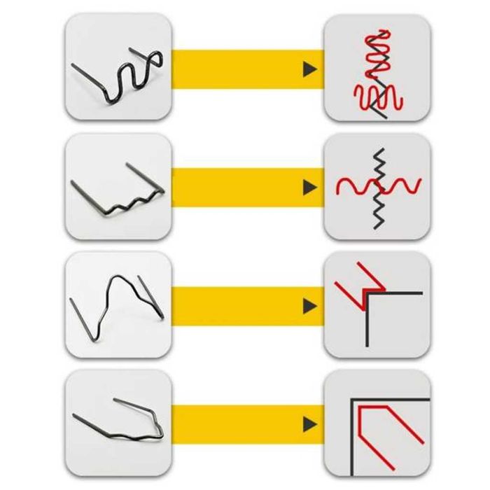 Компактен апарат за заваряване на пластмаса комплект ag814 1кт.