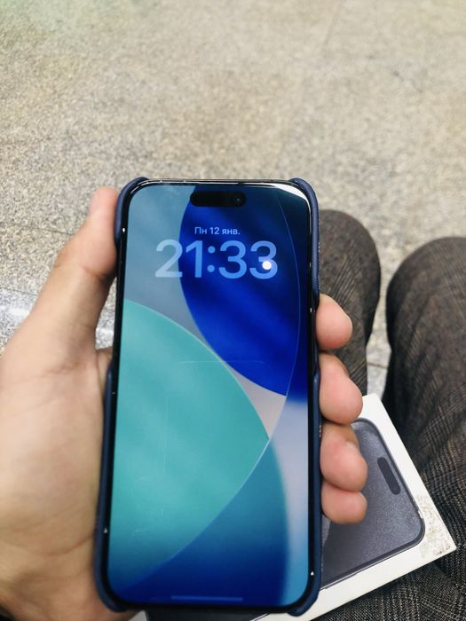 15pro 128gb 91% sim+esim qora