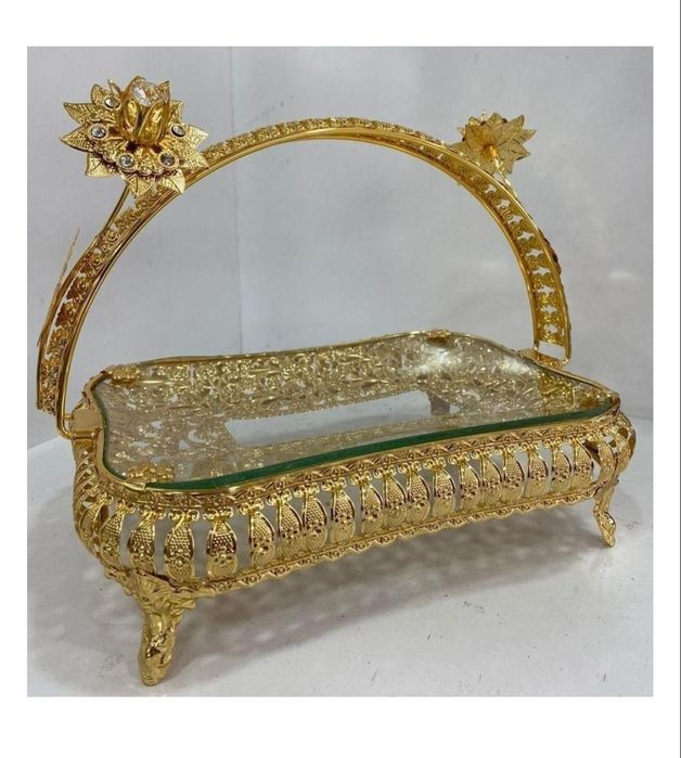 Менажница металл, бамбук, пластик