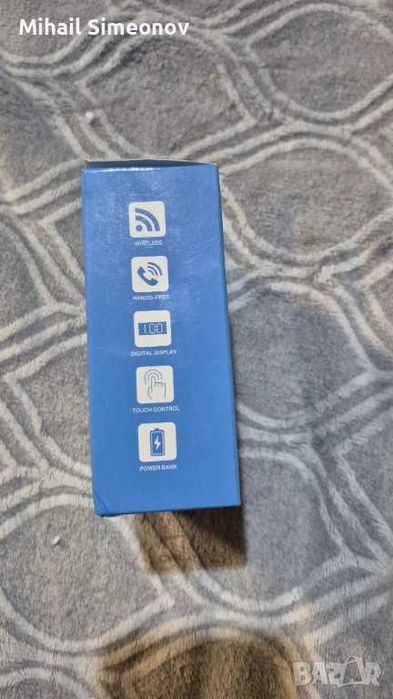 Слушалки TWS Wireless BTH-F9-5, Bluetooth, В ухото, Universal, Black