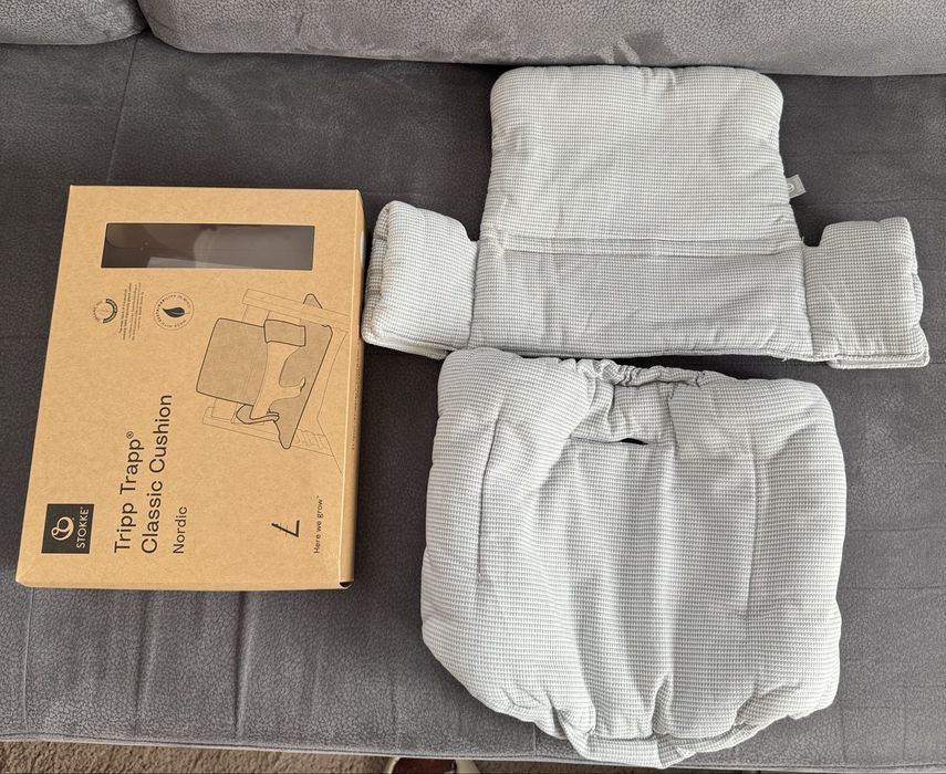 Мека подложка за стол Stokke Tripp Trapp в Nordic Grey цвят