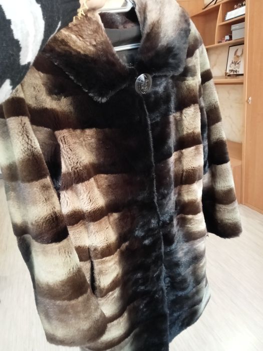 Шуба стриженная норка