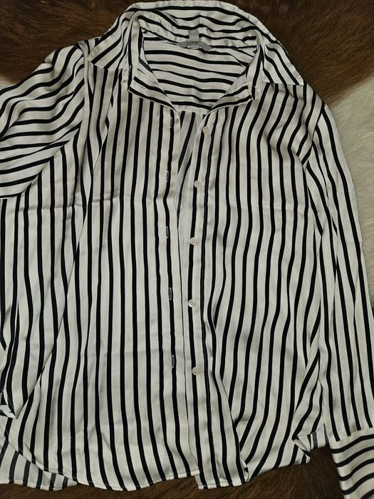 Vand camasa lucioasa cu dungi M H&M