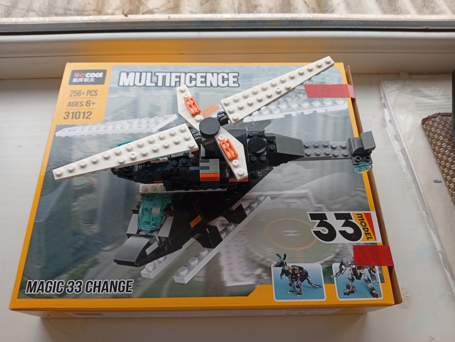 Конструктор "лего" вертолёт