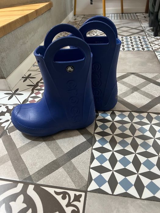 Cizme Crocs C12- culoarea albastră