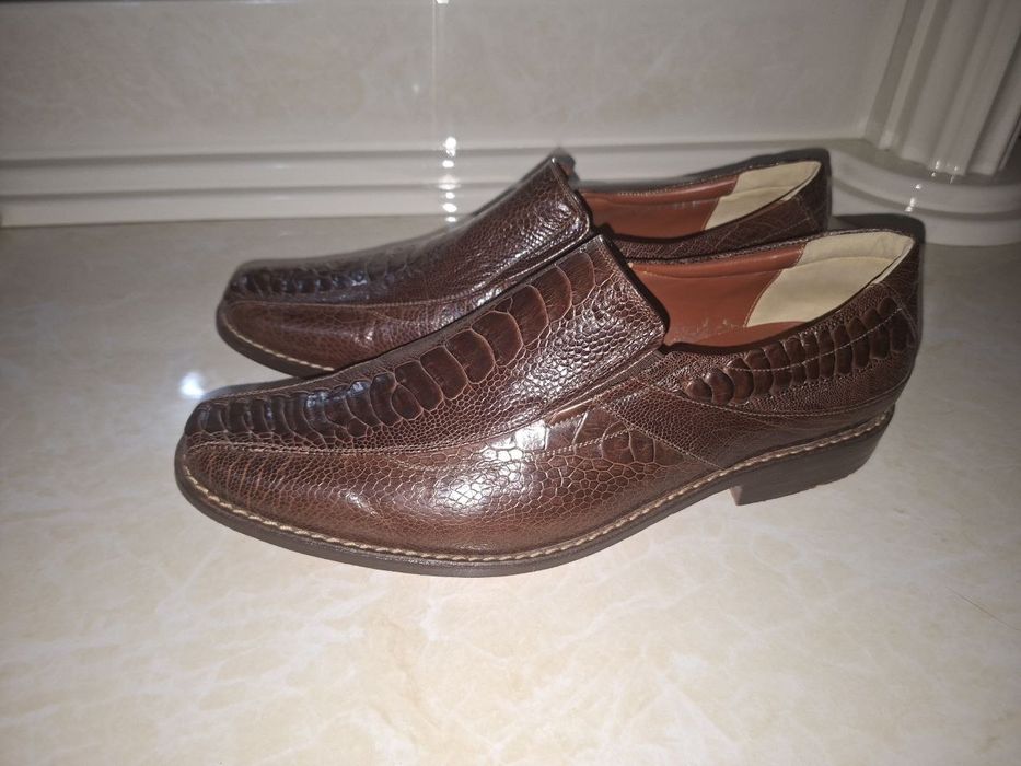 Эксклюзивные туфли FINDIG (Таиланд)  100% кожа страуса
