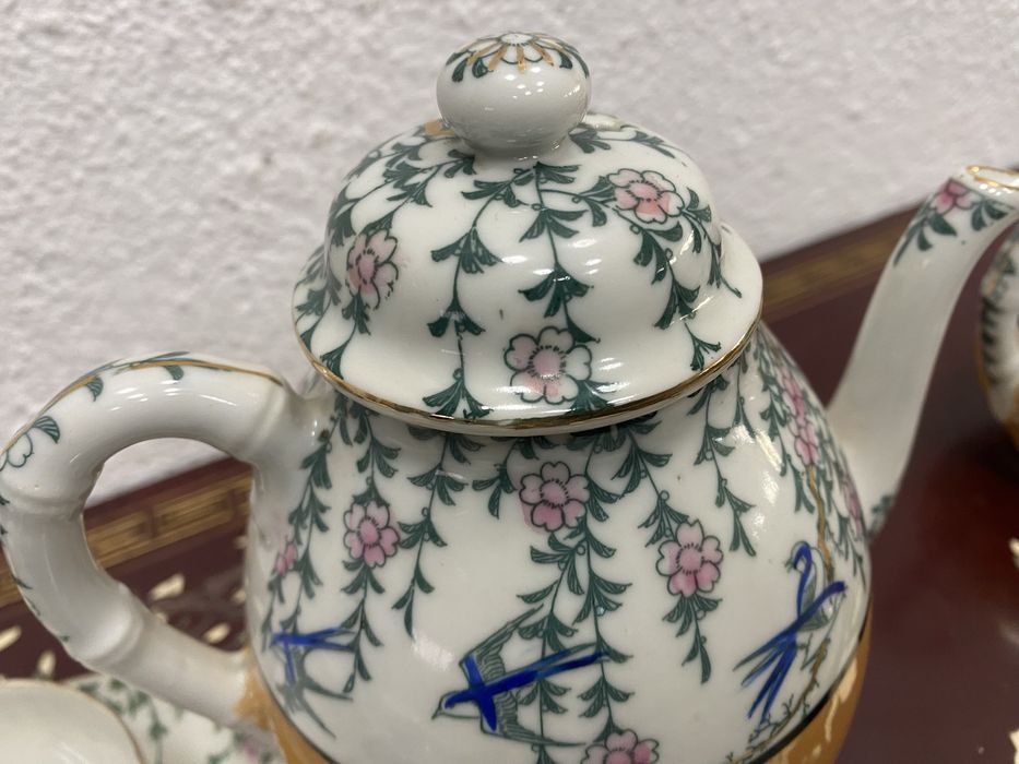 Винтидж японски порцеланов сервиз за чай с маркировка Dai Nippon Japan