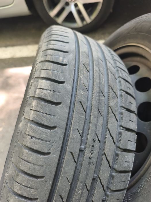 Vând jante tabla VW+anvelope 205/55R16