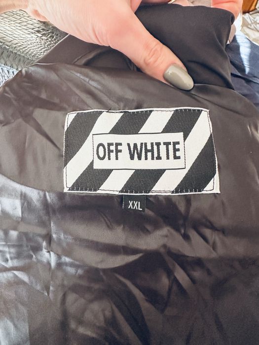 Vesta de primavara umplutura puf Off White