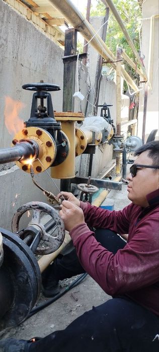 Gazosvarka Gaz montaj