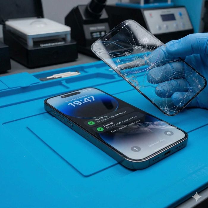 Замена стекла iPhone 13/14/15/16/17 Pro | Сохраним Оригинал!