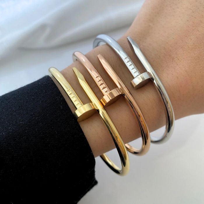 Гривна пирон Cartier Love и Juste un Clou + луксозна червена кутия