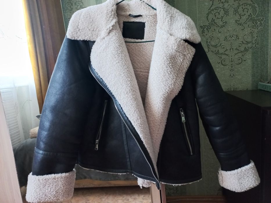 Дублёнка укороченная