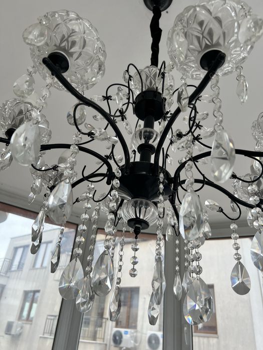 Много красив кристален лампион