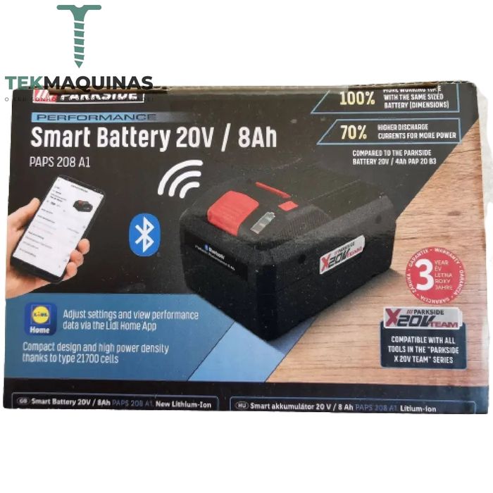 Baterie acumulator Parkside 8ah smart bluetooth
