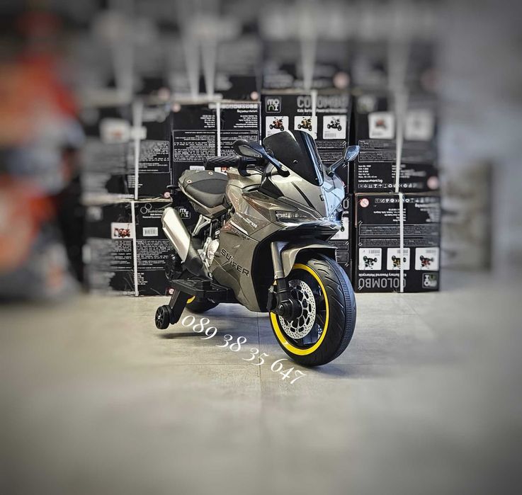 ТОП ЦЕНА!НОВО!Акумулаторен мотор Surfer GREAY с 12V,мека седалкака,USB