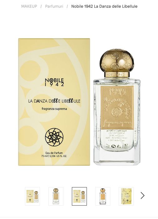 Parfum Nobile 1942 - Danza delle Libellule 75 ml – Nou, Sigilat!