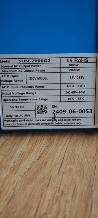 2000W MPPT Grid Tie Solar Inverter