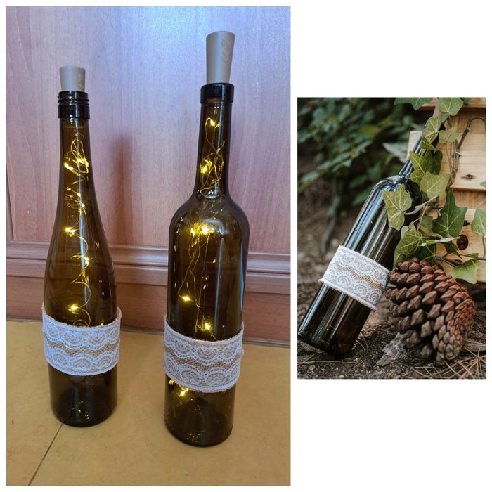 Бутилки за декорация