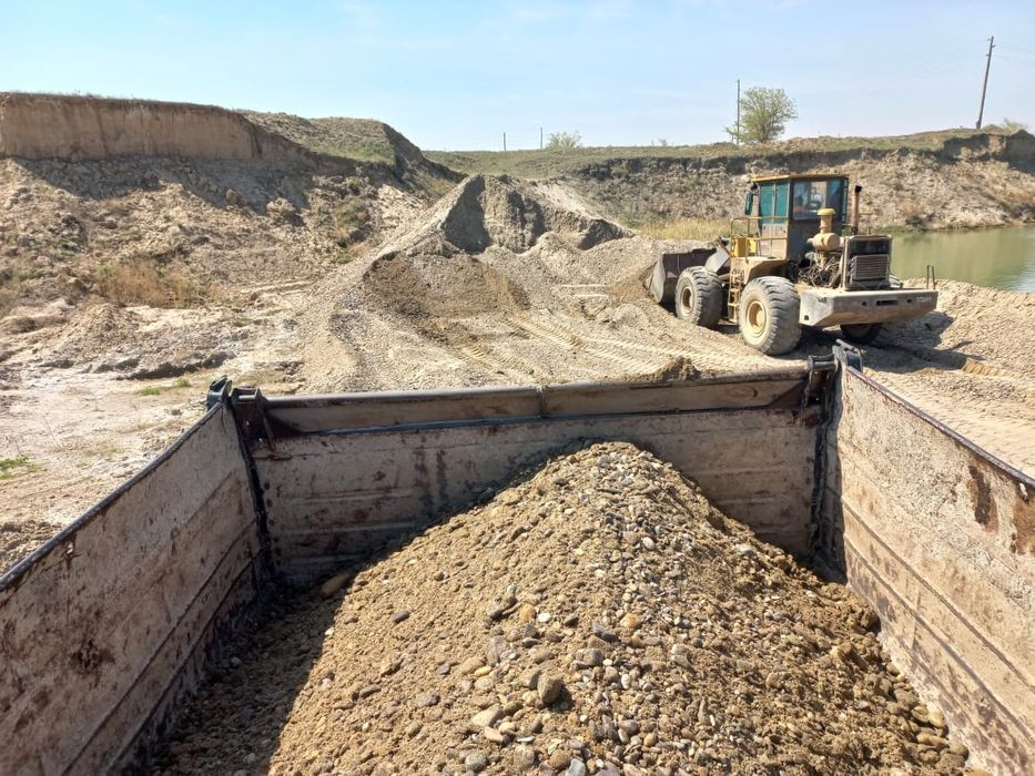 Отсев песок гравий глина