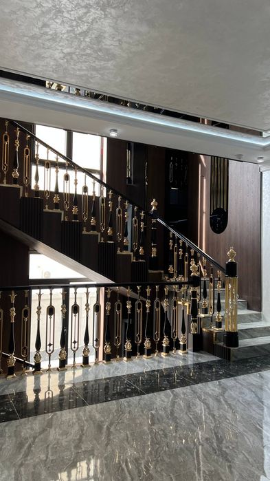 Установка перила из нержавейки