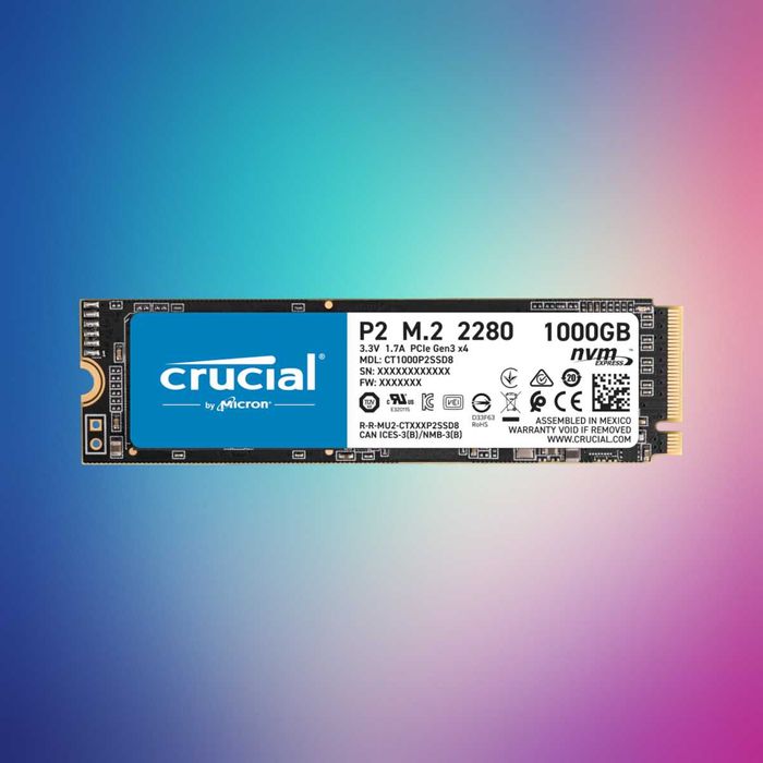 SSD 1TB Crucial P2 slot m.2 NVMe PCI Express 3.0 X4 80mm Nou Sigilat