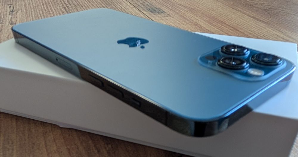 [КАТО НОВ] iPhone 12 Pro Max 256gb Pacific Blue