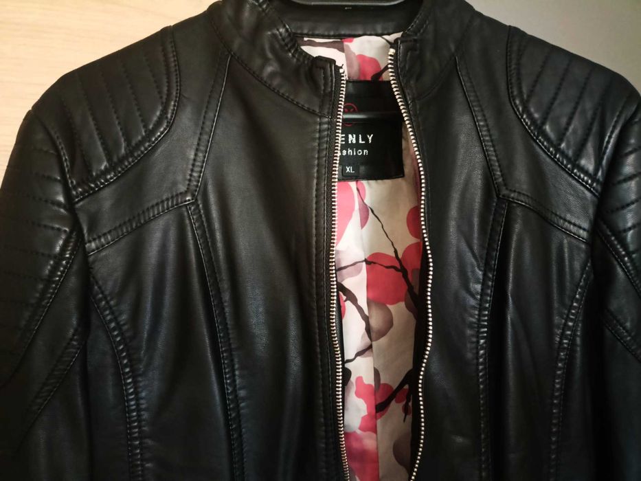 Кожено дамско яке