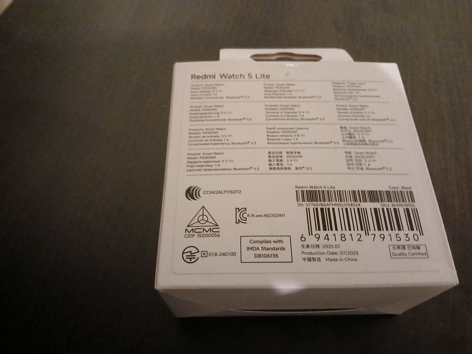 Xiaomi Redmi Watch 5 lite NOU Sigilat in cutie