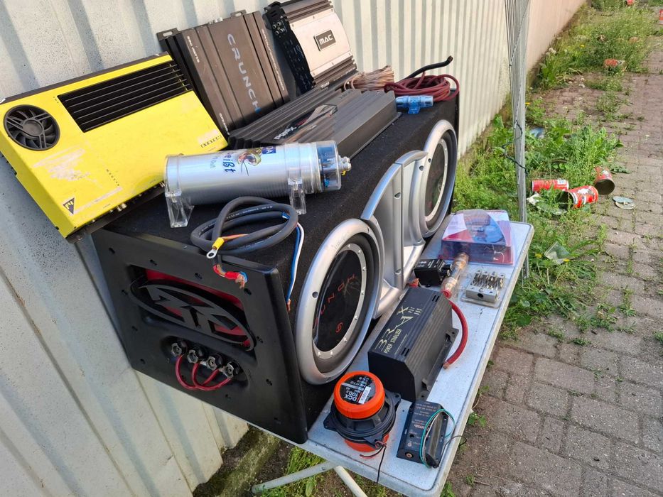 amplificator auto hifonics jbl magnat subwoofer gladen 1500w crunch