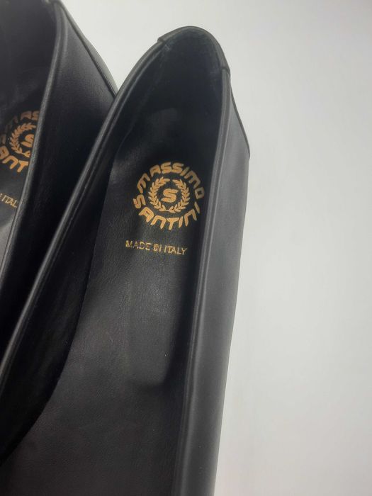 Superbi balerini-bijuterie noi SANTINI made in Italy piele naturala fina foarte comozi 40