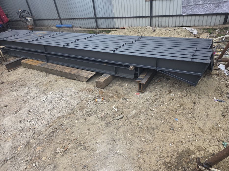 Vand structura metalica 12x20x4 din profile ipe 180
